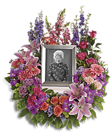 Couronne De Fleurs In Memoriam Teleflora