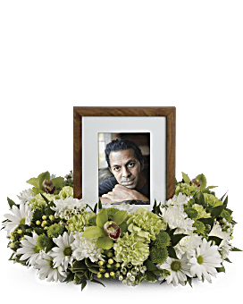 Garden Wreath Sympathy Arrangement