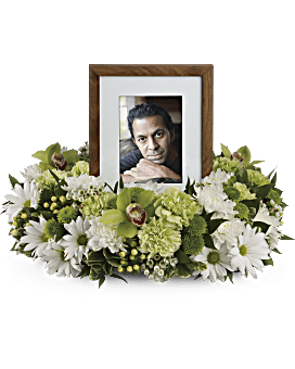 Garden Wreath Sympathy Arrangement