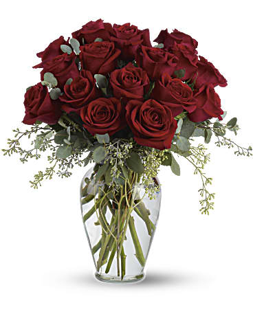 Plein coeur - roses rouges de la meilleure qualité bouquet de 16 | Teleflora