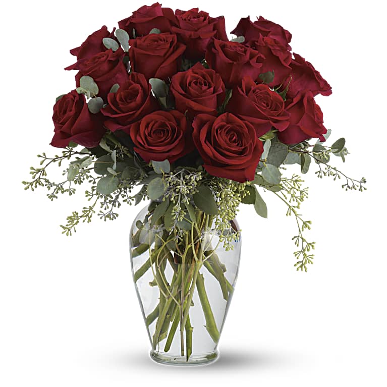Full Heart - 16 Premium Red Roses