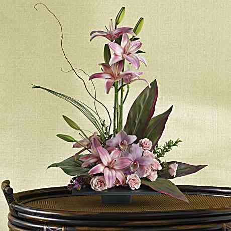 Arrangement floral Éclat d'imagination avec des orchidées
