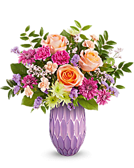 Teleflora's Pretty Glow Bouquet Bouquet