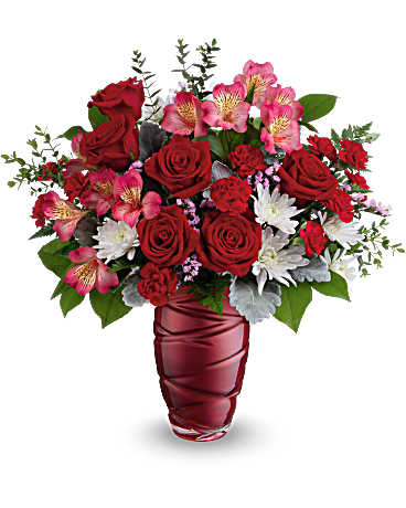 Teleflora's Loving Swirls Bouquet Bouquet