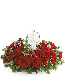 Teleflora's Evergreen Blooms Bouquet Flower Arrangement