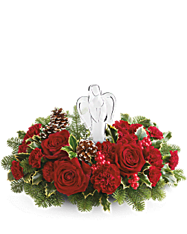 Teleflora's Evergreen Blooms Bouquet