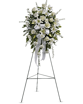 Sentiments of Serenity Spray Sympathy Arrangement