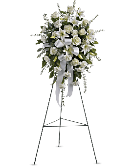 Sentiments of Serenity Spray Sympathy Arrangement