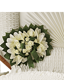 White , Mixed Bouquets , Pure Faith Pillow , Same Day Flower Delivery By Teleflora