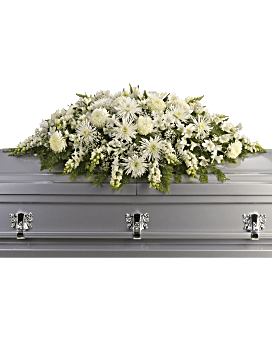 Enduring Light Casket Spray Sympathy Arrangement