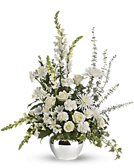White , Mixed Bouquets , Serene Reflections Bouquet , Same Day Flower Delivery By Teleflora
