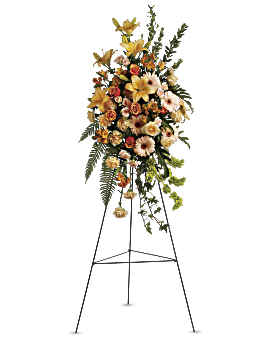 Orange , Mixed Bouquets , Sweet Remembrance Spray , Same Day Flower Delivery By Teleflora
