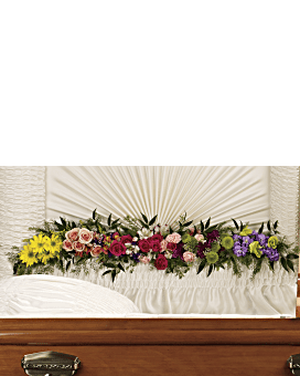 Glorious Memories Garland Sympathy Arrangement