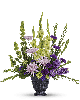 Purple , Mixed Bouquets , Cherished Memories Bouquet , Same Day Flower Delivery By Teleflora