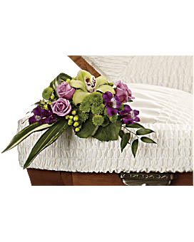 Dearest One Casket Insert Sympathy Arrangement