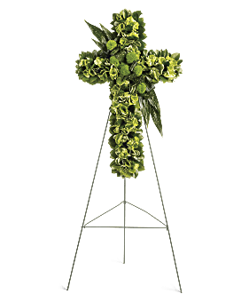 Green , Hydrangeas , Garden Cross , Same Day Flower Delivery By Teleflora