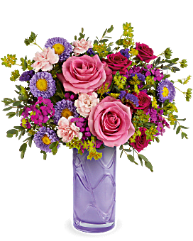 Teleflora's QA Painted Petals Bouquet
