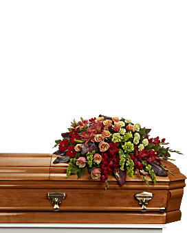 A Fond Farewell Casket Spray