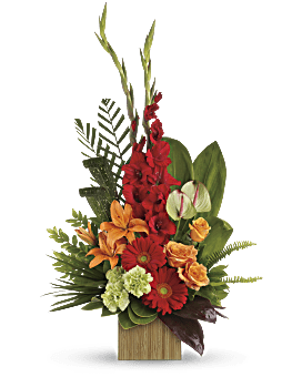 Ramo del compañero del corazón de Teleflora Flower Arrangement