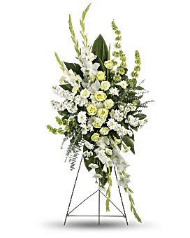 Arrangement floral gerbe condoléances Vie magnifique