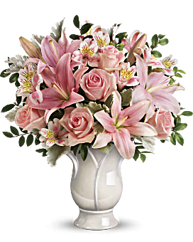 Pink , Mixed Bouquets , Soft And Tender Bouquet , Same Day Flower Delivery By Teleflora