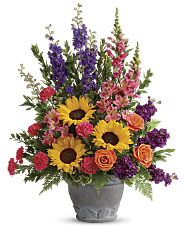 Teleflora's Hues Of Hope Bouquet Flower Arrangement