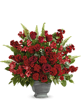 Garden of Grandeur Casket Spray Sympathy Arrangement - Teleflora