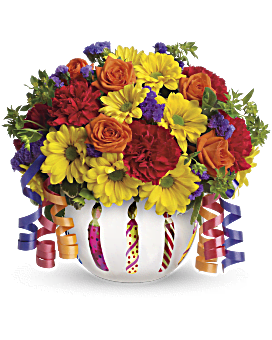 Teleflora's Brilliant Birthday Blooms Bouquet