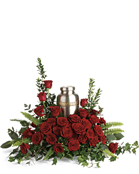 Forever In Our Hearts Cremation Tribute Sympathy Arrangement