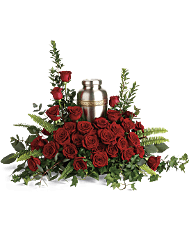 Forever In Our Hearts Cremation Tribute Sympathy Arrangement