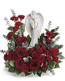 Red , Roses , Forever Our Angel Bouquet , Same Day Flower Delivery By Teleflora