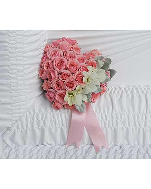 Divine Serenity Casket Insert Sympathy Arrangement - Teleflora