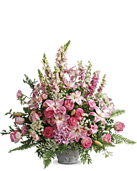 Pink , Mixed Bouquets , Graceful Glory Bouquet , Same Day Flower Delivery By Teleflora