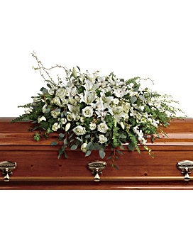 Grandest Glory Casket Spray Sympathy Arrangement