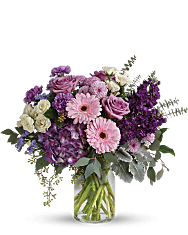 Multi-Colored, Mixed Bouquets, Magnificent Mauves Bouquet,  Flower Delivery By Teleflora