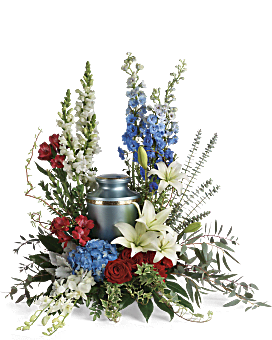 Reflections Of Honor Cremation Tribute Sympathy Arrangement
