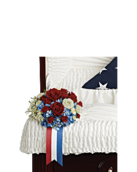 Multi-Colored , Mixed Bouquets , Loving Legacy Casket Insert , Same Day Flower Delivery By Teleflora