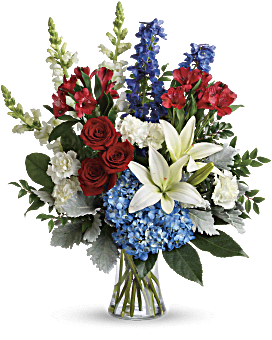 Bouquet de fleurs Hommage coloré