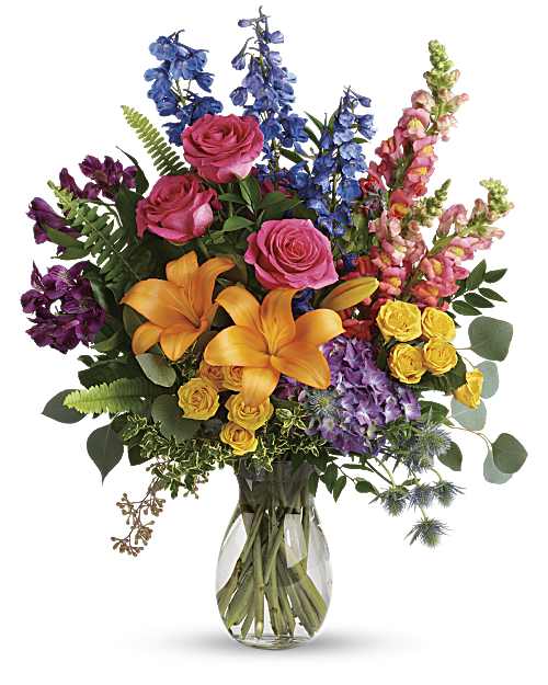 Multi-Colored | Mixed Bouquets | Colors Of The Rainbow Bouquet | Same Day Flower Delivery by Teleflora