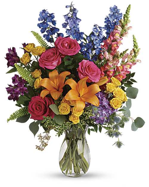 Multi-Colored | Mixed Bouquets | Colors Of The Rainbow Bouquet | Same Day Flower Delivery by Teleflora
