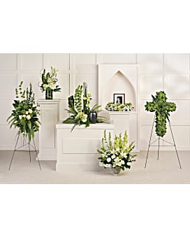 Teleflora's Tranquil Peace Collection Sympathy Arrangement