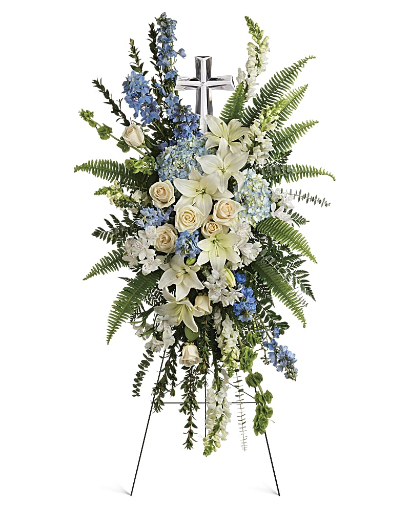 Teleflora S Eternal Grace Spray Sympathy Arrangement Teleflora