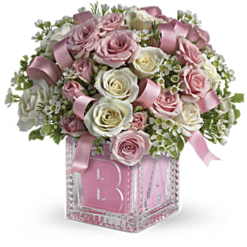 Baby's First Block by Teleflora - Pink