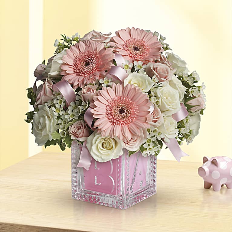 Baby's First Block  - Pink