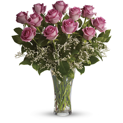 Make Me Blush - Dozen Long Stemmed Pink Roses