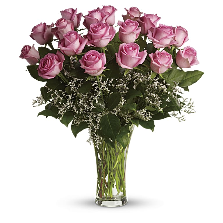 Make Me Blush - Dozen Long Stemmed Pink Roses