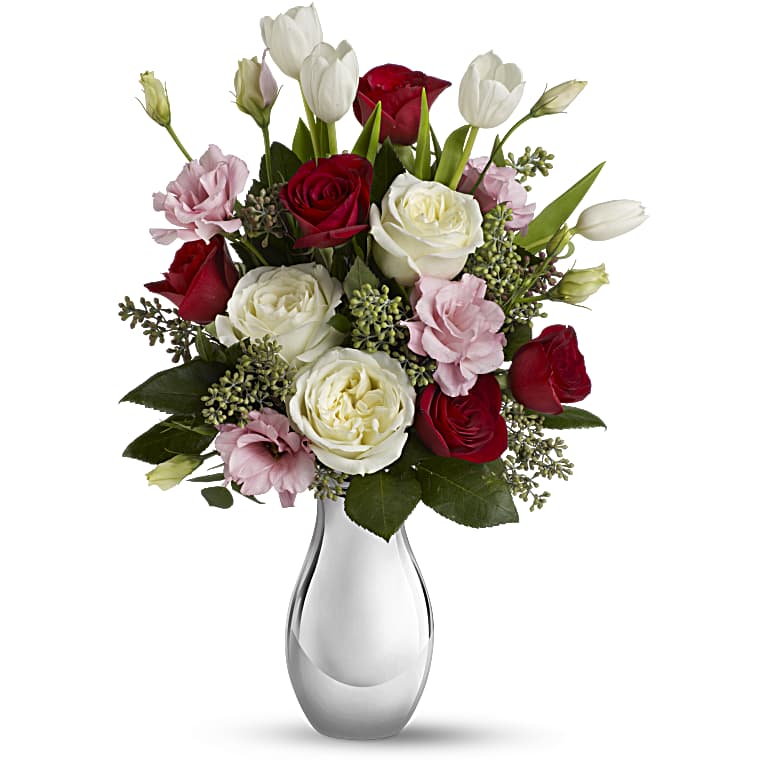 Love Forever Bouquet with Red Roses