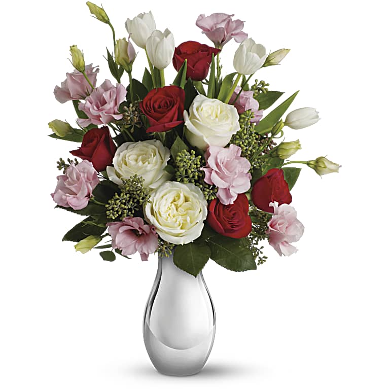 Love Forever Bouquet with Red Roses