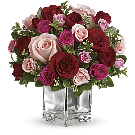 Teleflora's Love Medley Bouquet with Red Roses