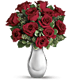 Teleflora's True Romance Bouquet with Red Roses Flowers